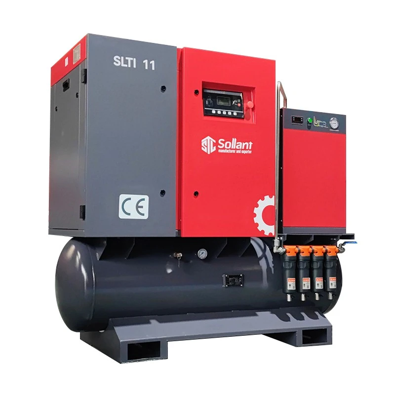 11KW Integrated 4-In-1 Fixed Speed Screw Air Compressor suppliers