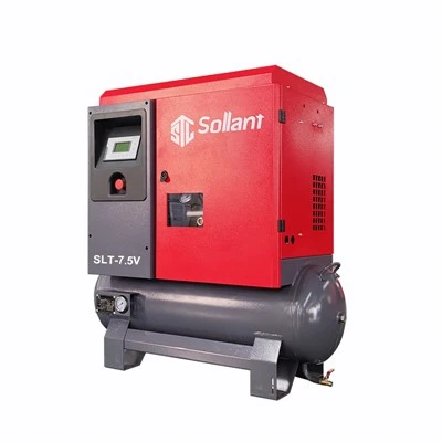 7,5 kW enfasskruvluftkompressor